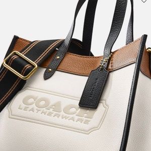 Coach Field Tote 30 In Colorblock